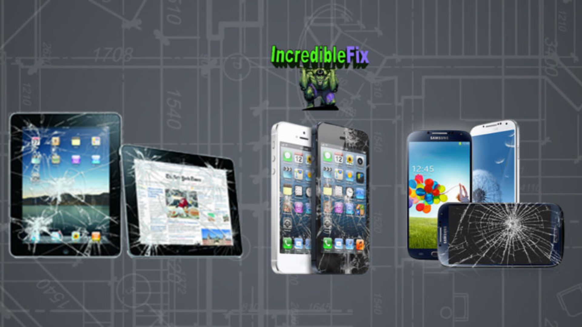 Phones and tablets we repair
